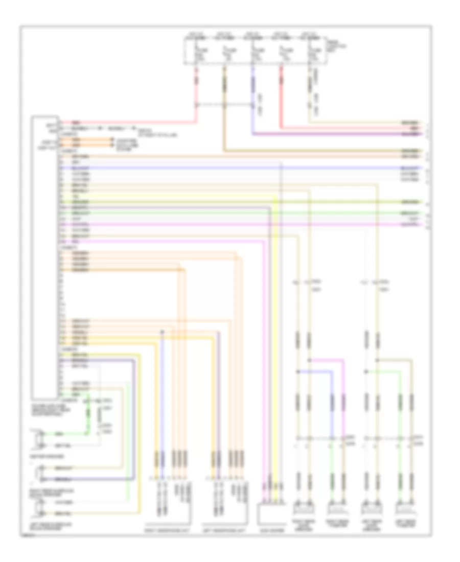 Radio Wiring Diagram High Line 1 of 3 for Land Rover Discovery 2 HSE 2011