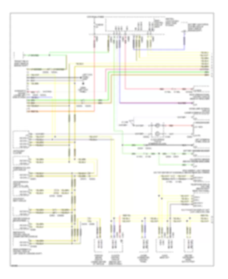 Diagnostic Socket Wiring Diagram 1 of 2 for Land Rover Discovery 4 2011