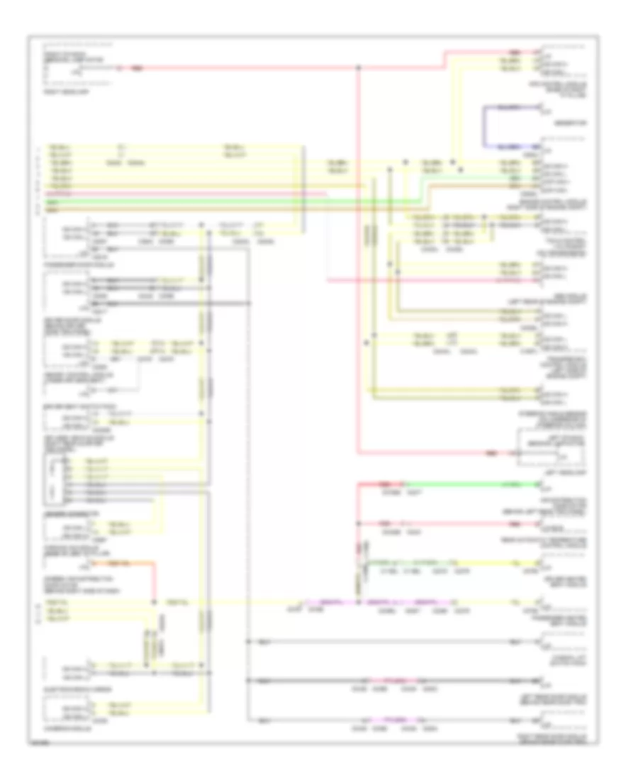 Diagnostic Socket Wiring Diagram 2 of 2 for Land Rover Discovery 4 2011