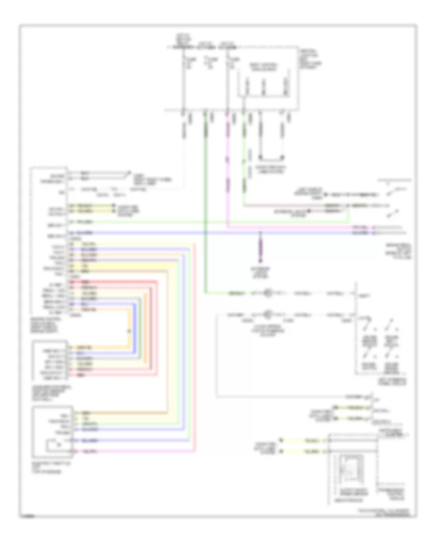 Cruise Control Wiring Diagram for Land Rover Discovery 4 2011
