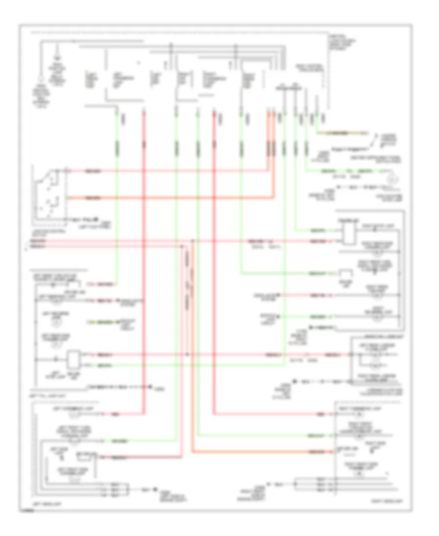 Exterior Lamps Wiring Diagram (2 of 2) for Land Rover Discovery 4 2011