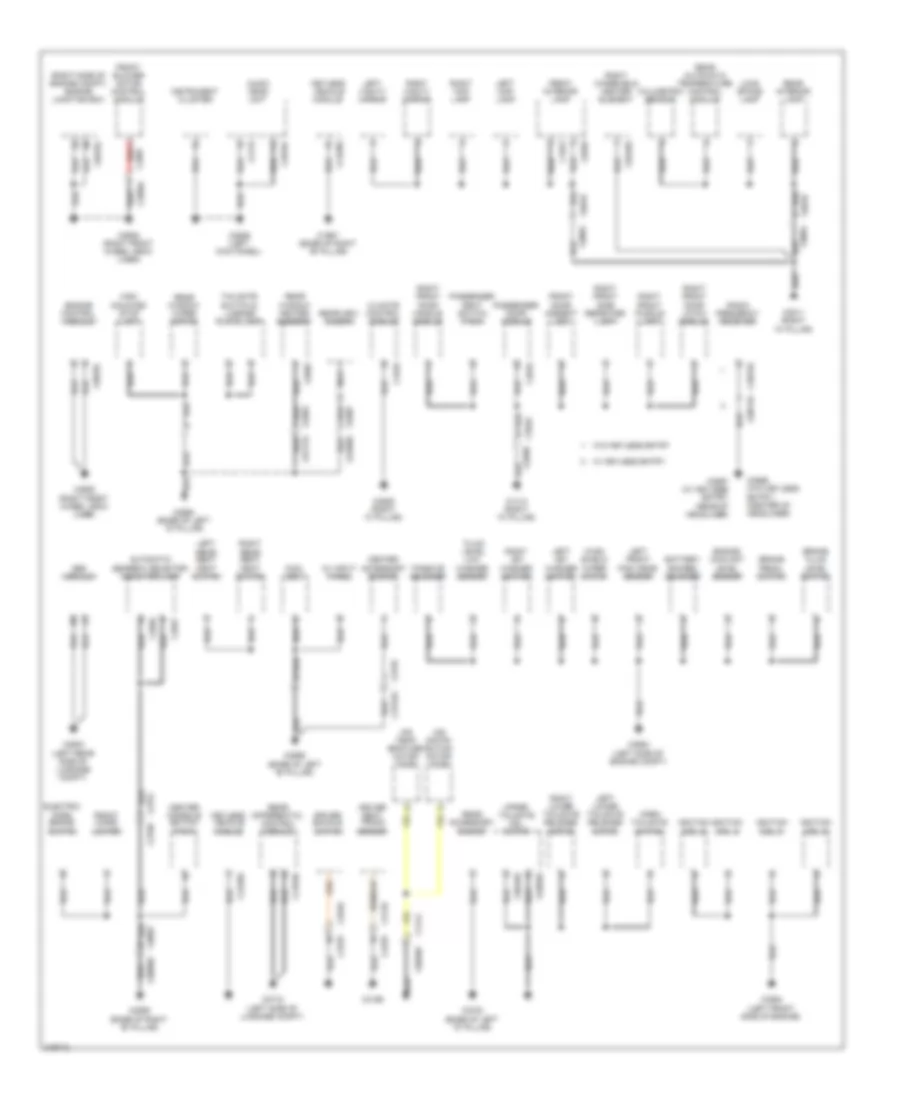 Ground Distribution Wiring Diagram 2 of 3 for Land Rover Discovery 4 2011