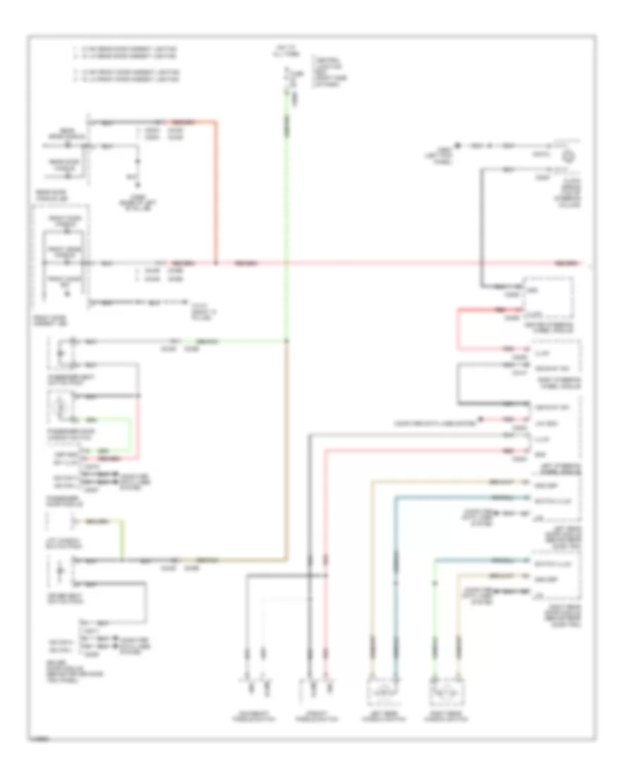 Instrument Illumination Wiring Diagram (1 of 2) for Land Rover Discovery 4 2011