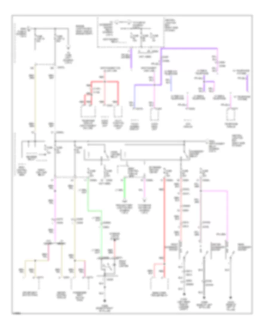 Power Distribution Wiring Diagram (2 of 4) for Land Rover Discovery 4 2011