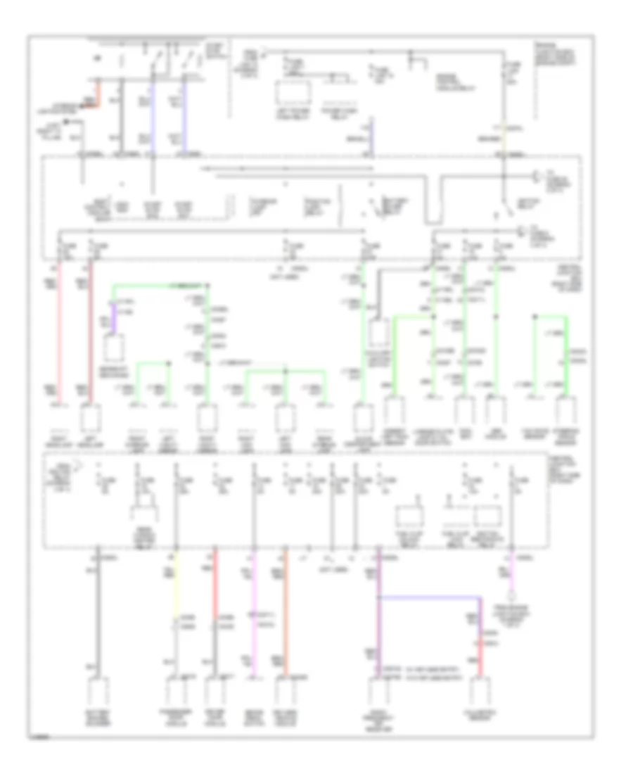 Power Distribution Wiring Diagram 3 of 4 for Land Rover Discovery 4 2011
