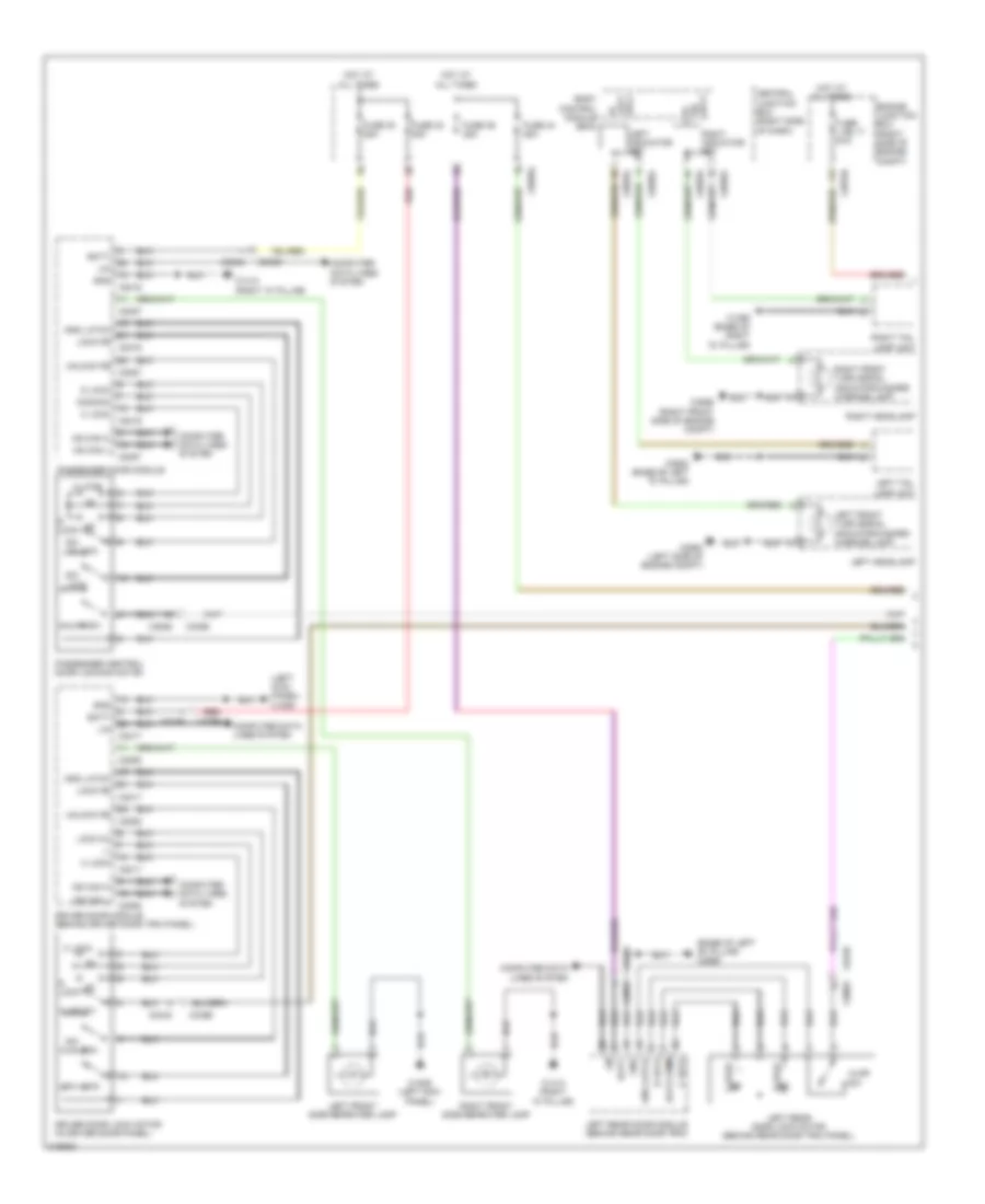 Power Door Locks Wiring Diagram without Keyless Entry 1 of 2 for Land Rover Discovery 4 2011