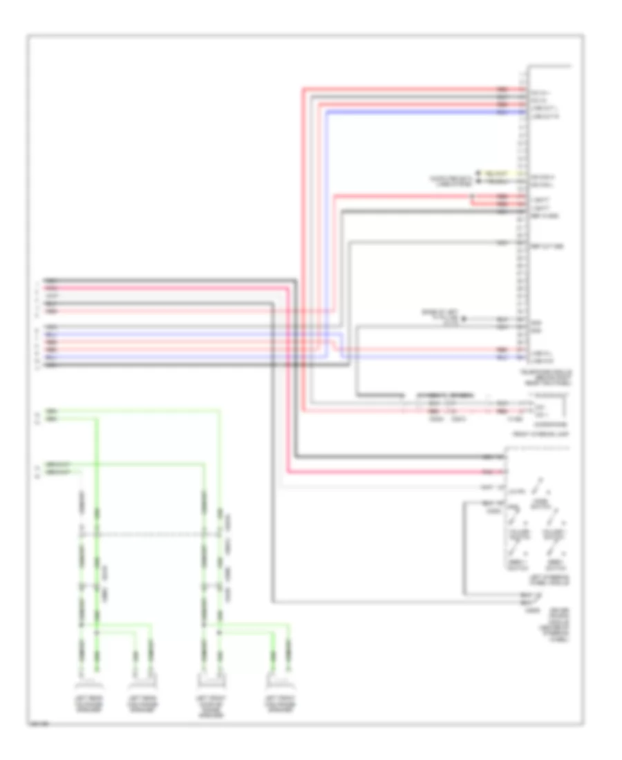 Radio Wiring Diagram, Low Line (2 of 2) for Land Rover Discovery 4 2011