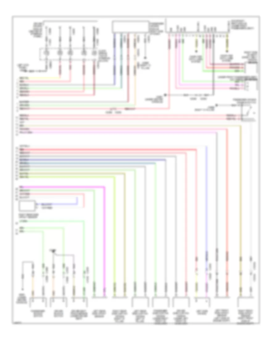 Supplemental Restraints Wiring Diagram 2 of 2 for Land Rover Discovery 4 2011