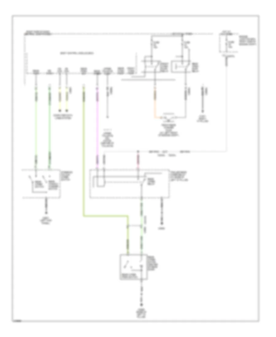 Rear WiperWasher Wiring Diagram for Land Rover Discovery 4 HSE 2011
