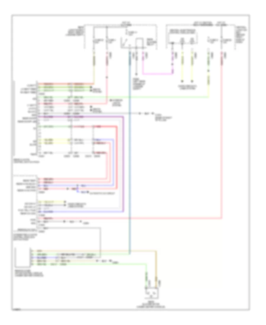 Rear AC Wiring Diagram, with Two rotary controls for Land Rover Range Rover HSE 2011