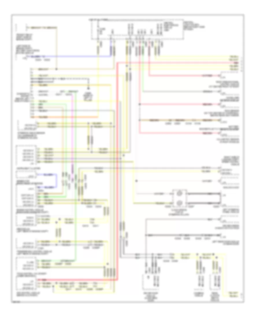 Diagnostic Socket Wiring Diagram 1 of 2 for Land Rover Range Rover HSE 2011