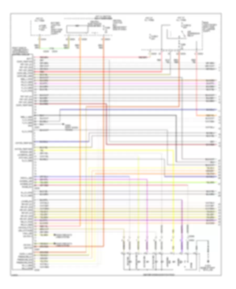 Air Suspension Wiring Diagram 1 of 2 for Land Rover Range Rover HSE 2011