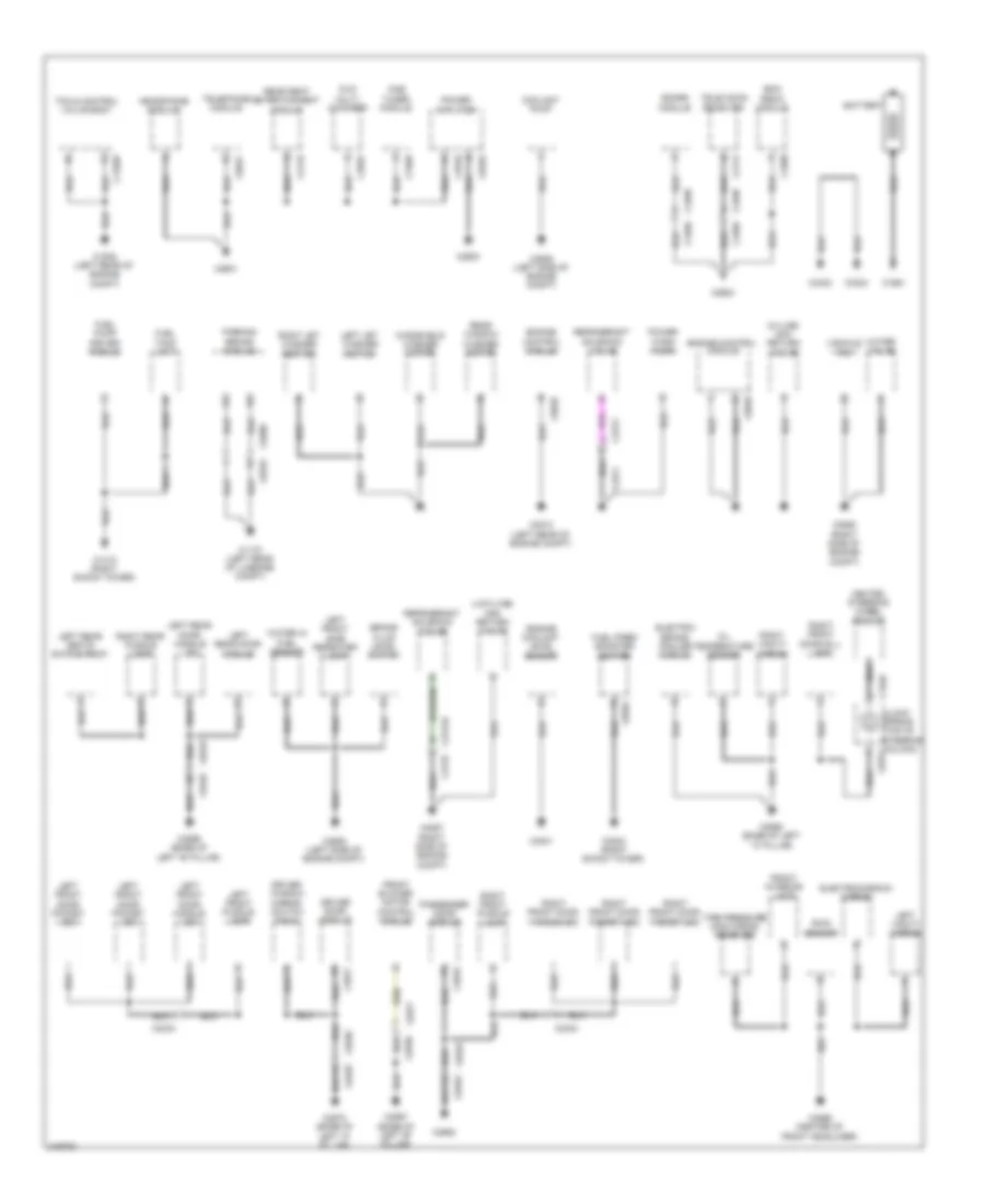 Ground Distribution Wiring Diagram 1 of 4 for Land Rover Range Rover HSE 2011