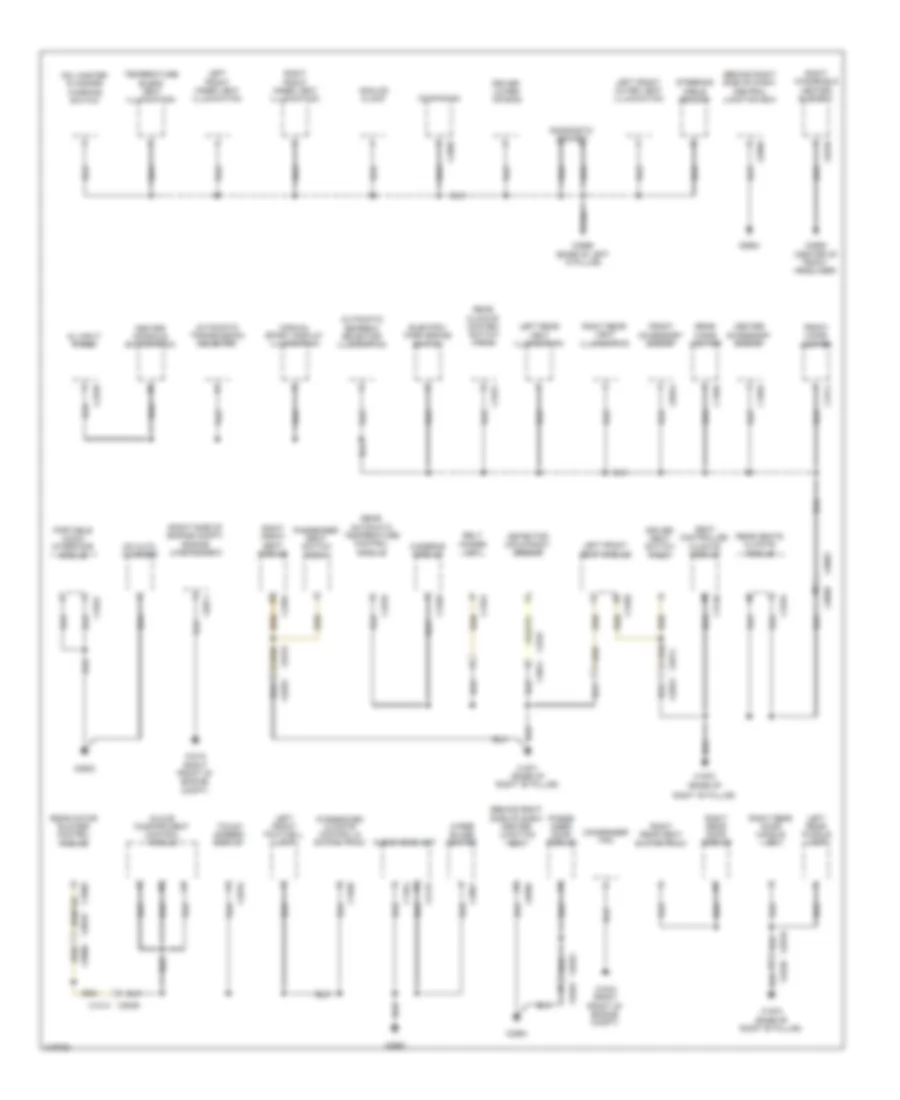 Ground Distribution Wiring Diagram 2 of 4 for Land Rover Range Rover HSE 2011