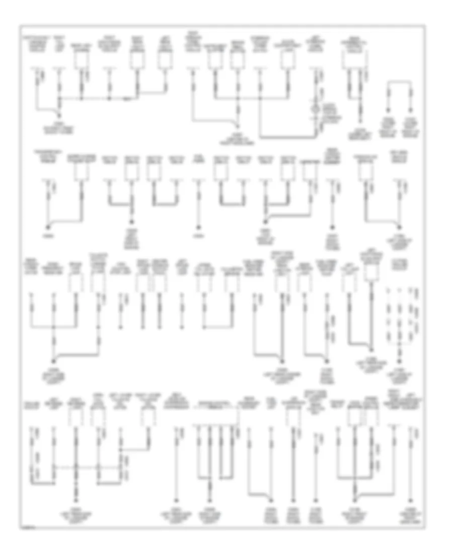 Ground Distribution Wiring Diagram 3 of 4 for Land Rover Range Rover HSE 2011