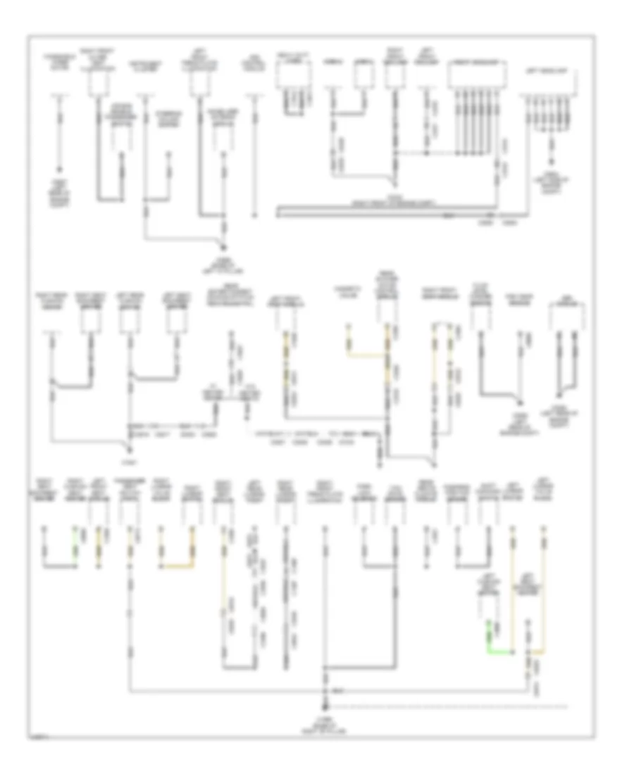 Ground Distribution Wiring Diagram 4 of 4 for Land Rover Range Rover HSE 2011
