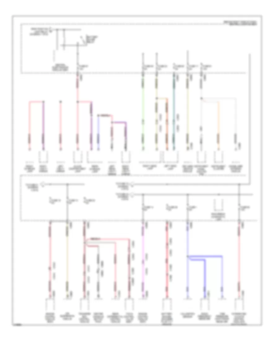 Power Distribution Wiring Diagram (2 of 6) for Land Rover Range Rover HSE 2011