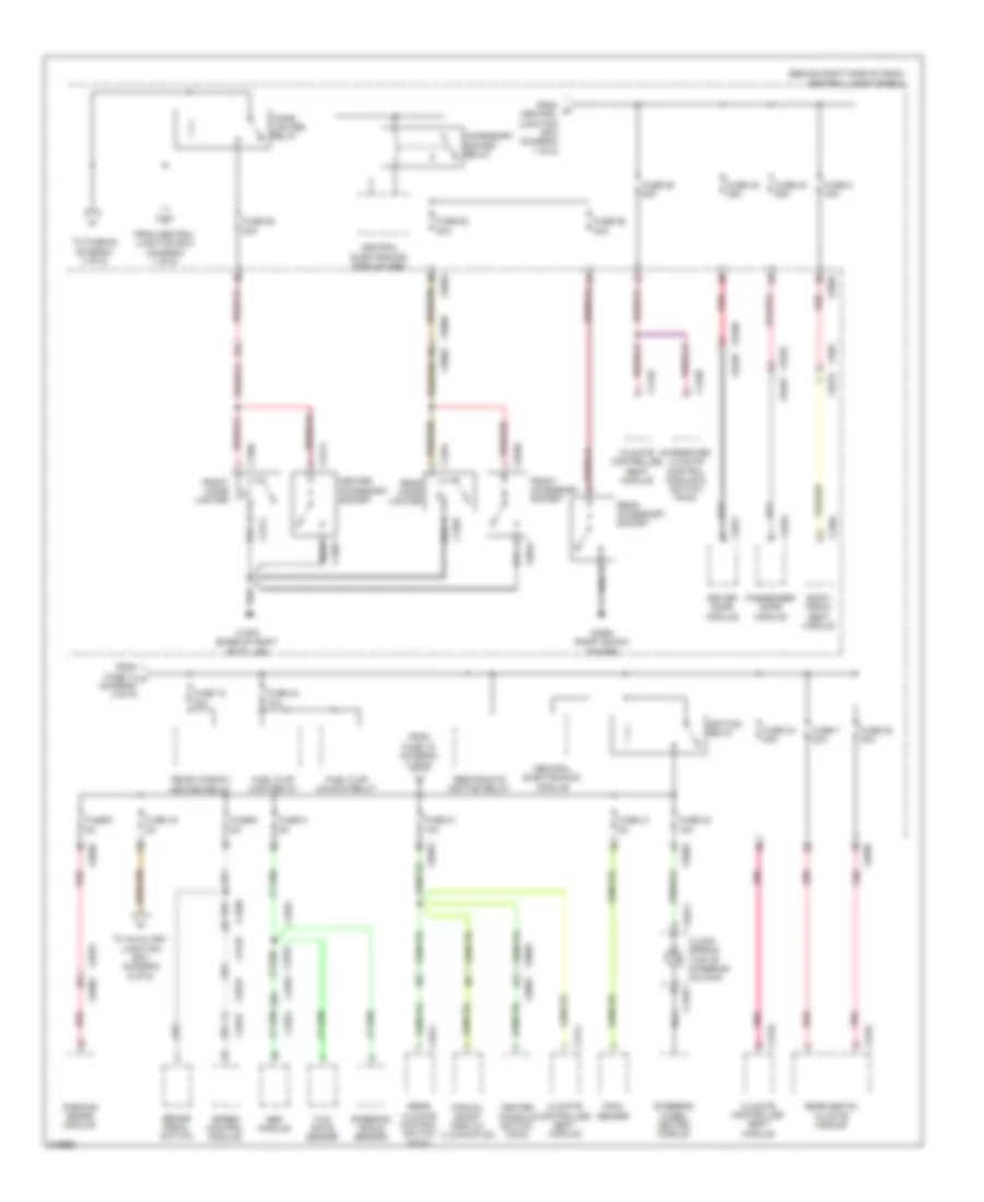Power Distribution Wiring Diagram (3 of 6) for Land Rover Range Rover HSE 2011