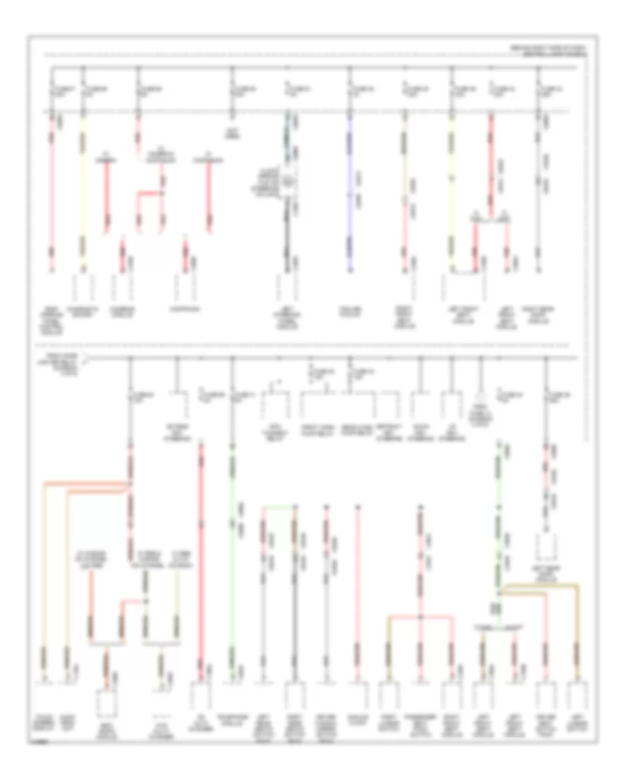 Power Distribution Wiring Diagram (4 of 6) for Land Rover Range Rover HSE 2011