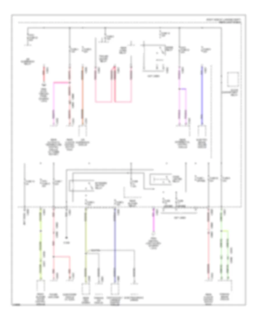 Power Distribution Wiring Diagram (5 of 6) for Land Rover Range Rover HSE 2011