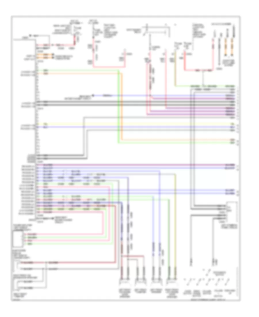 Radio Wiring Diagram Low Line 1 of 3 for Land Rover Range Rover HSE 2011