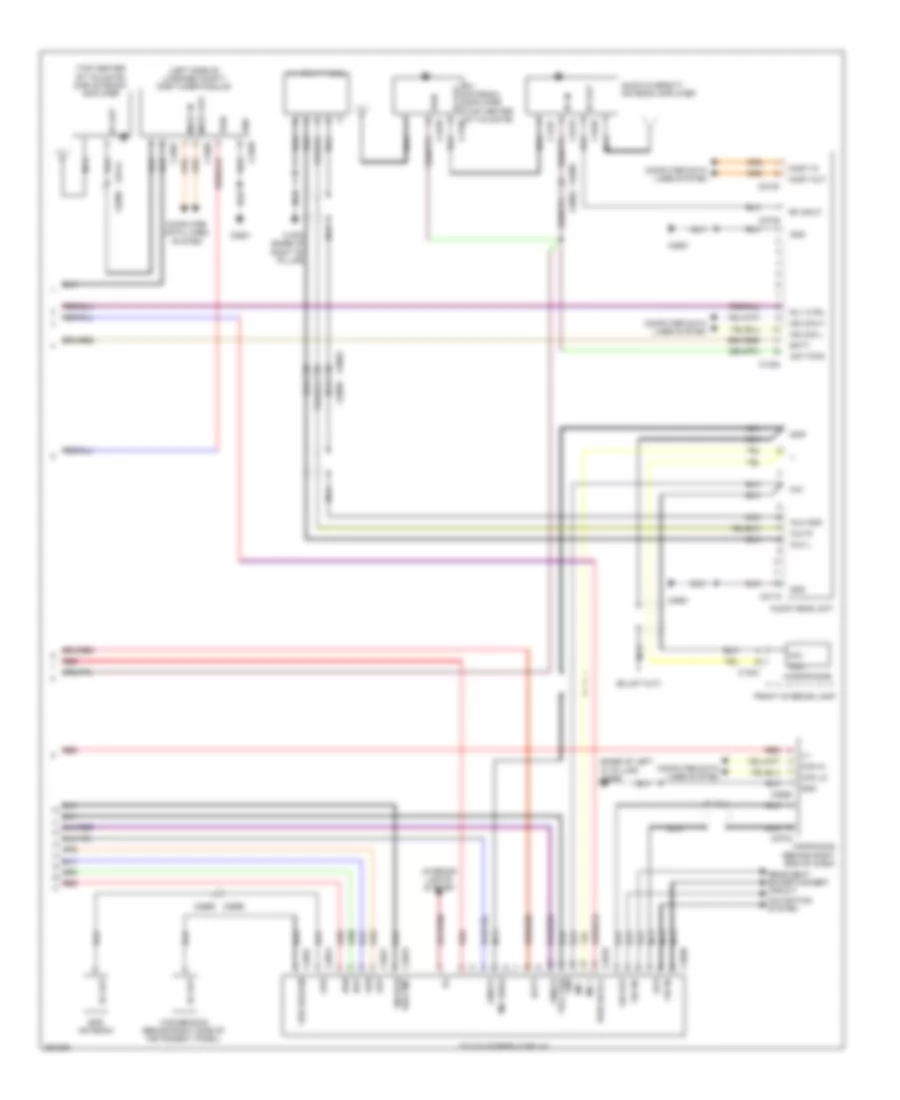 Radio Wiring Diagram, Midline (3 of 3) for Land Rover Range Rover HSE 2011
