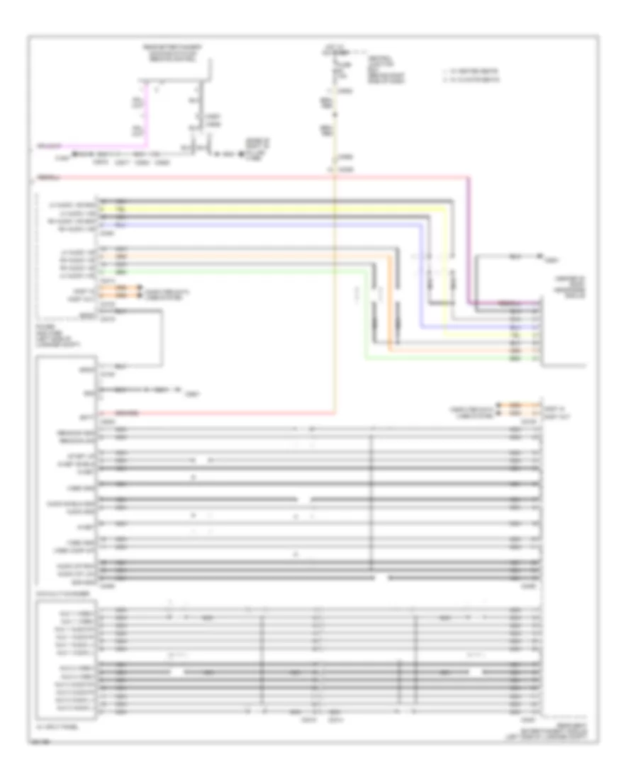 Rear Seat Entertainment Wiring Diagram, Midline (2 of 2) for Land Rover Range Rover HSE 2011
