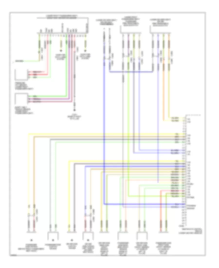 Supplemental Restraints Wiring Diagram (2 of 2) for Land Rover Range Rover HSE 2011