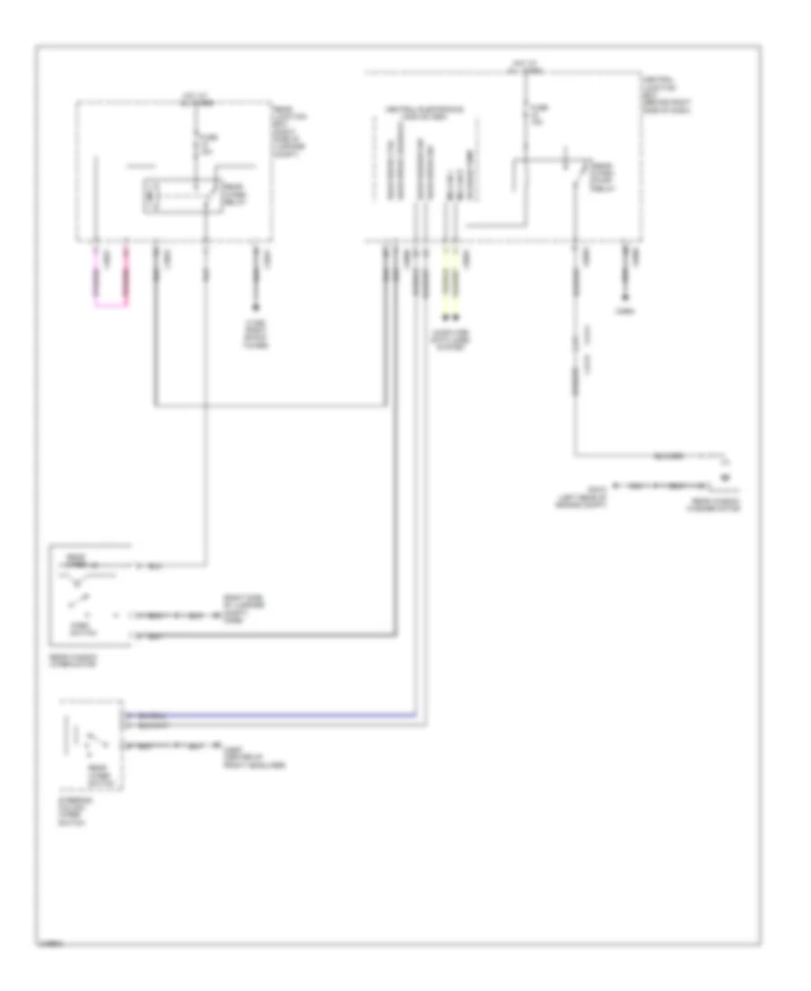 Rear WiperWasher Wiring Diagram for Land Rover Range Rover HSE 2011