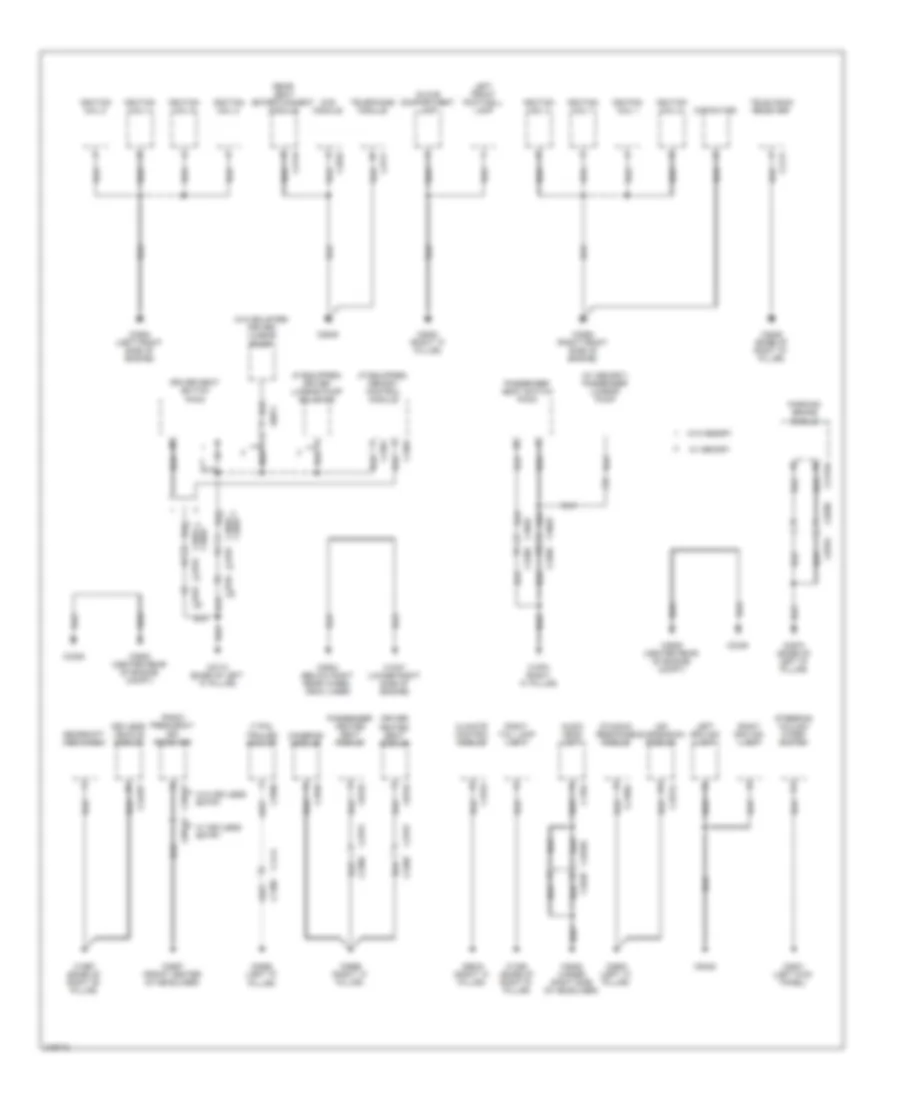 Ground Distribution Wiring Diagram 4 of 4 for Land Rover Range Rover Sport HSE 2011