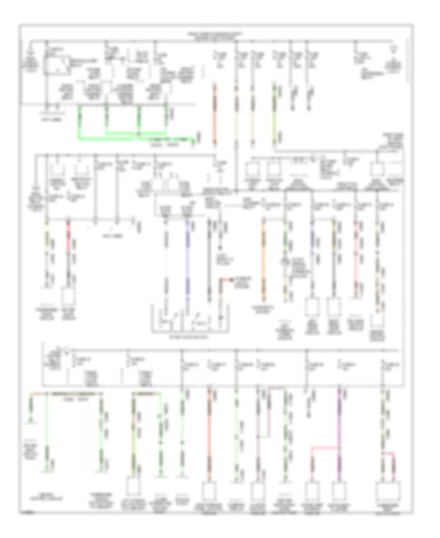 Power Distribution Wiring Diagram 2 of 3 for Land Rover Range Rover Sport HSE 2011