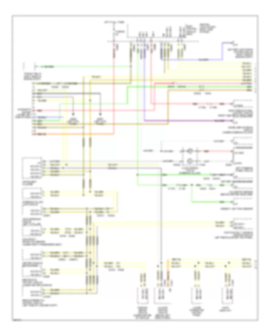 Diagnostic Socket Wiring Diagram 1 of 2 for Land Rover Range Rover Sport Supercharged 2011