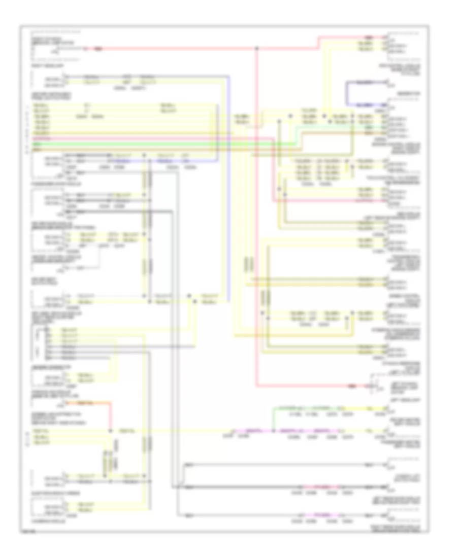 Diagnostic Socket Wiring Diagram 2 of 2 for Land Rover Range Rover Sport Supercharged 2011