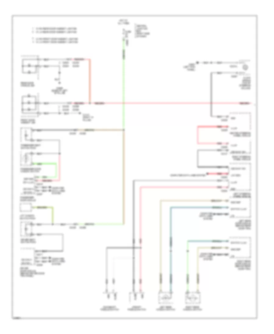 Instrument Illumination Wiring Diagram (1 of 2) for Land Rover Range Rover Sport Supercharged 2011