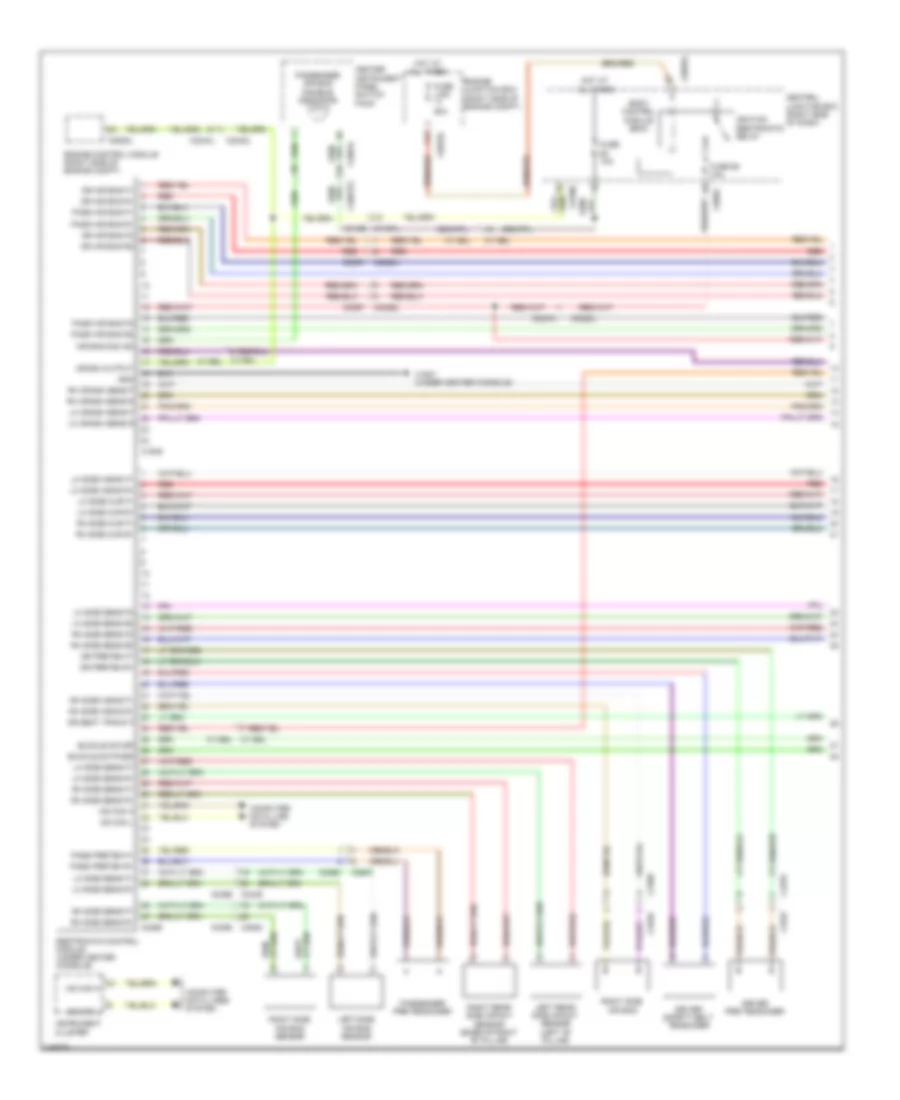 Supplemental Restraints Wiring Diagram 1 of 2 for Land Rover Range Rover Sport Supercharged 2011