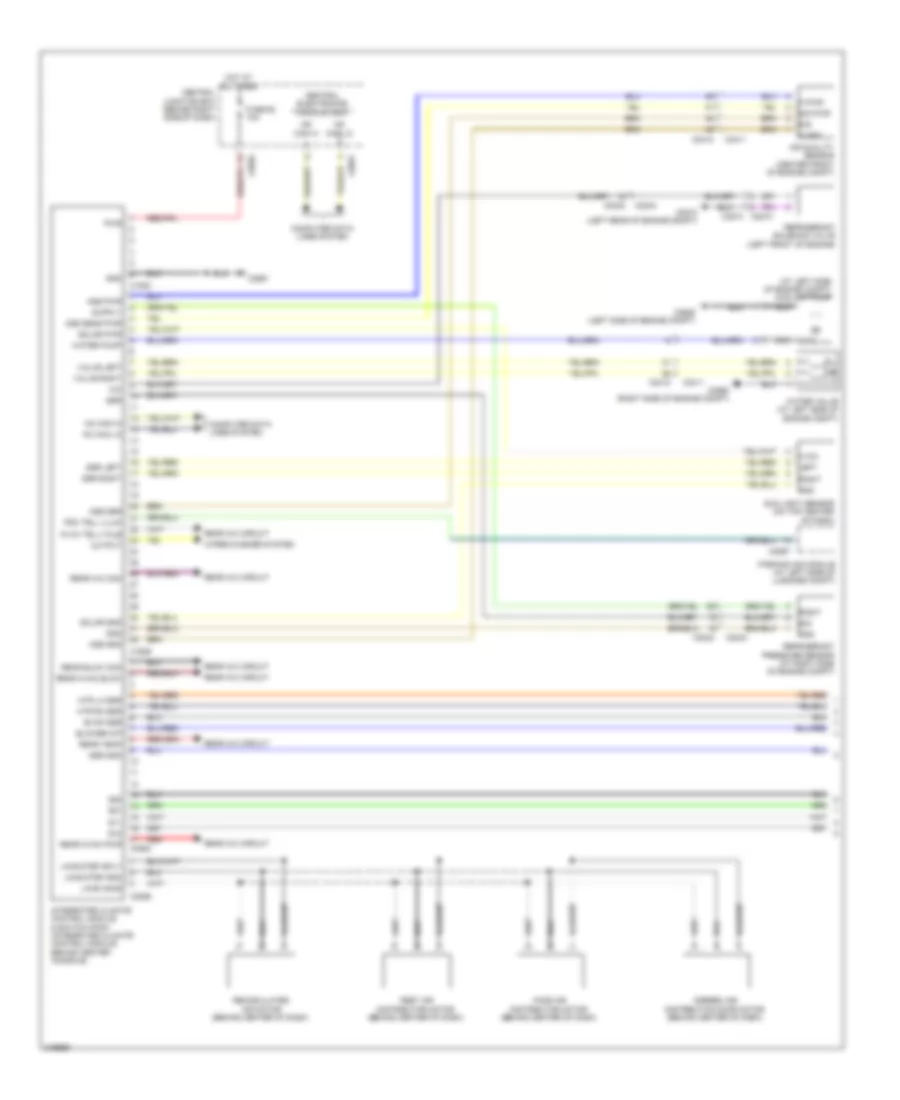 Электросхема кондиционера (1 из 2) для Land Rover Range Rover Supercharged 2011