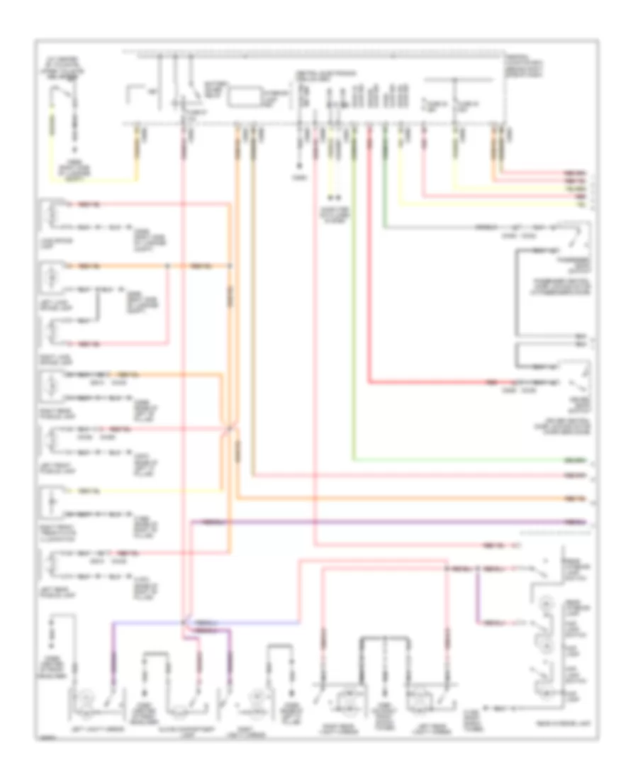 Courtesy Lamps Wiring Diagram 1 of 2 for Land Rover Range Rover Supercharged 2011