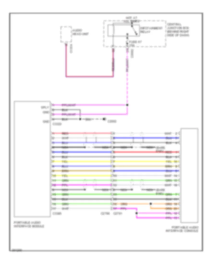 Portable Radio Wiring Diagram for Land Rover Range Rover Supercharged 2011