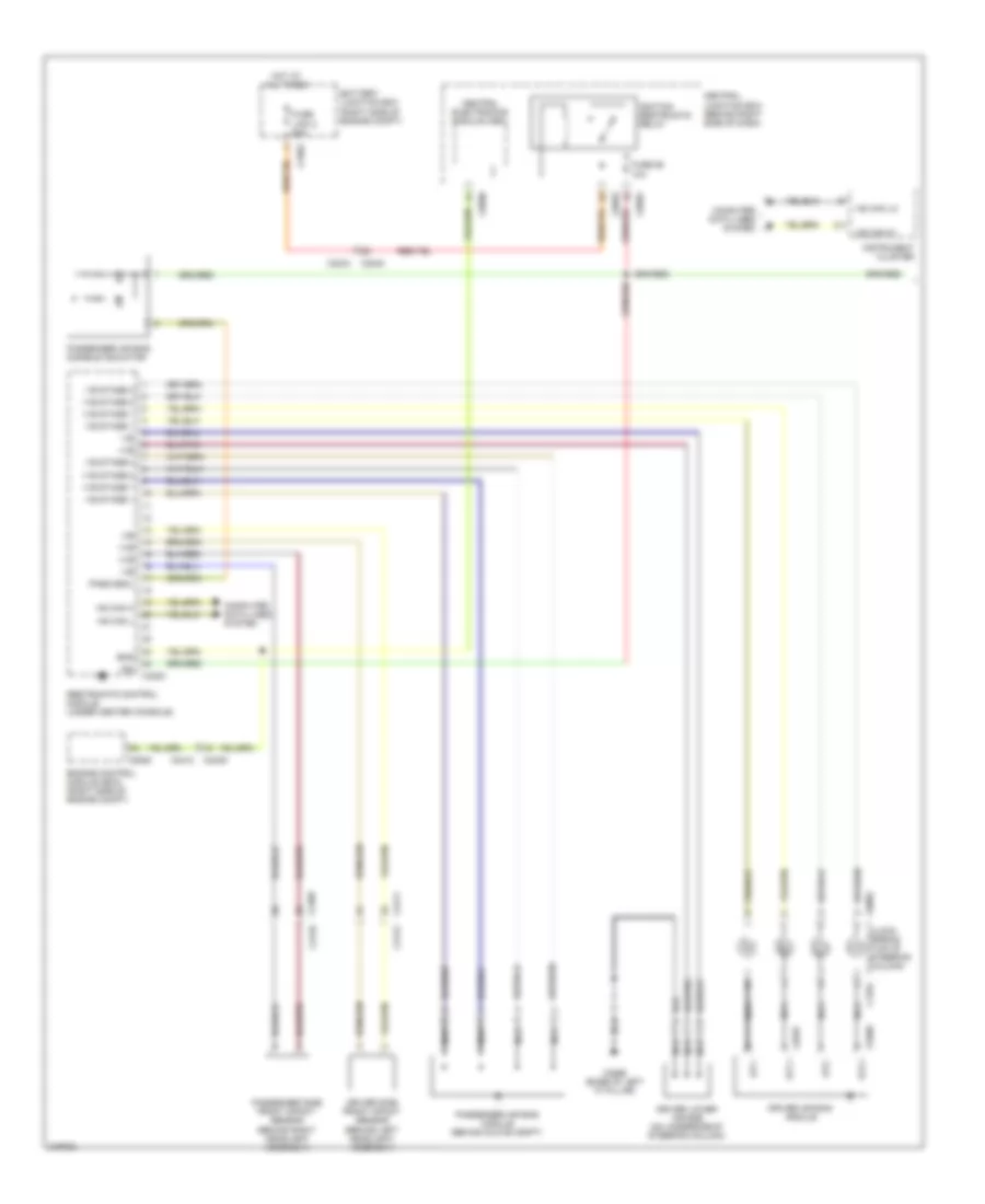 Supplemental Restraints Wiring Diagram 1 of 2 for Land Rover Range Rover Supercharged 2011