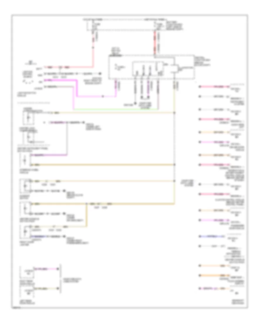 Instrument Illumination Wiring Diagram for Land Rover Discovery 2 2012