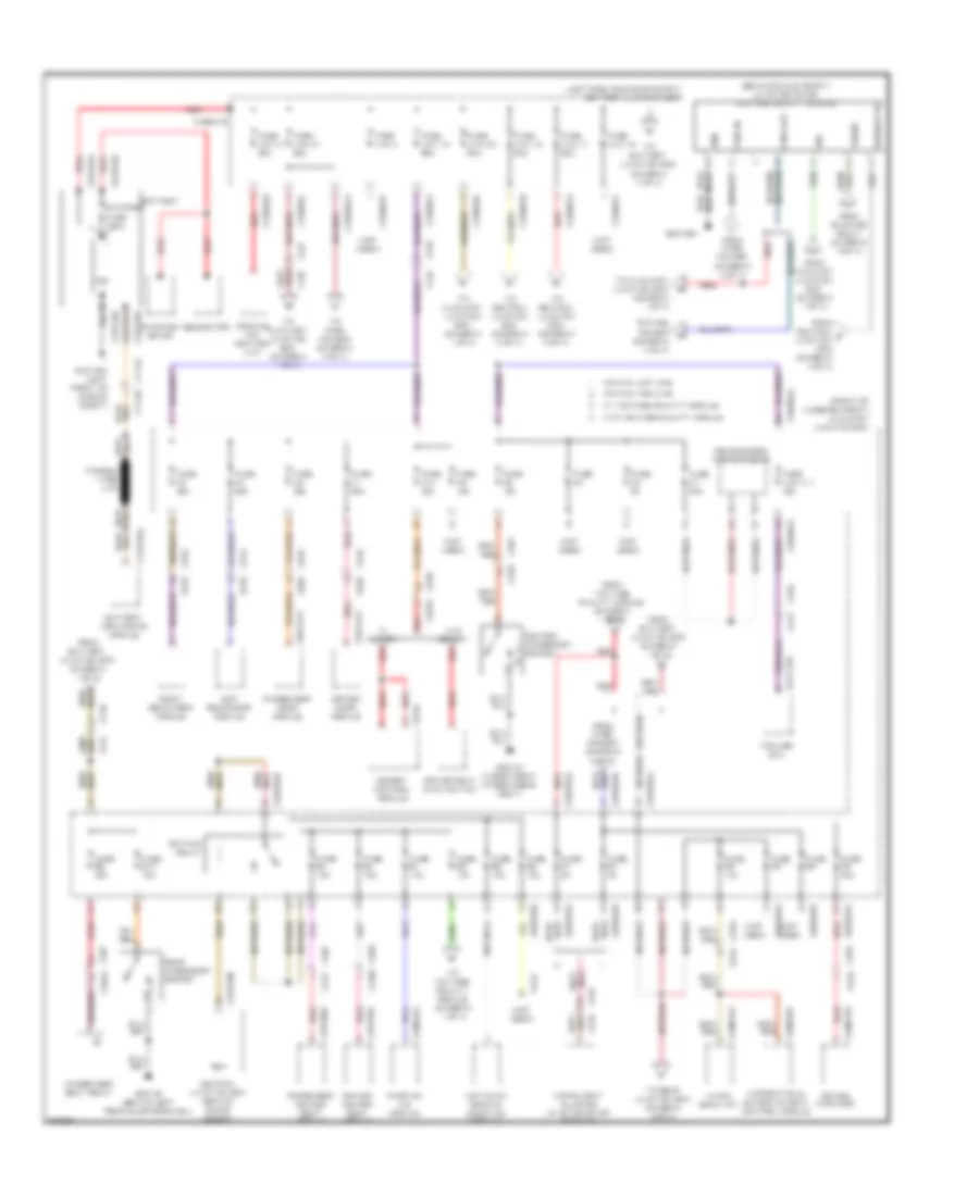 Power Distribution Wiring Diagram 1 of 4 for Land Rover Discovery 2 2012