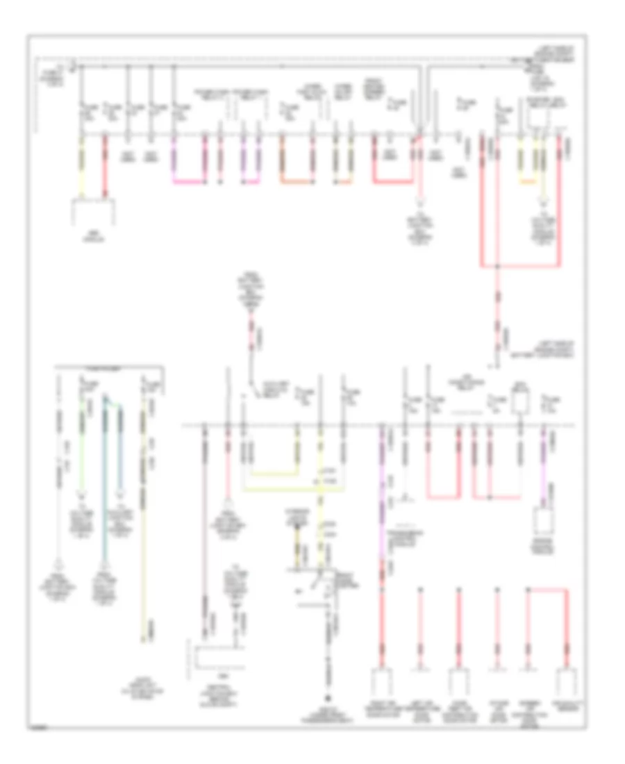 Power Distribution Wiring Diagram 4 of 4 for Land Rover Discovery 2 2012