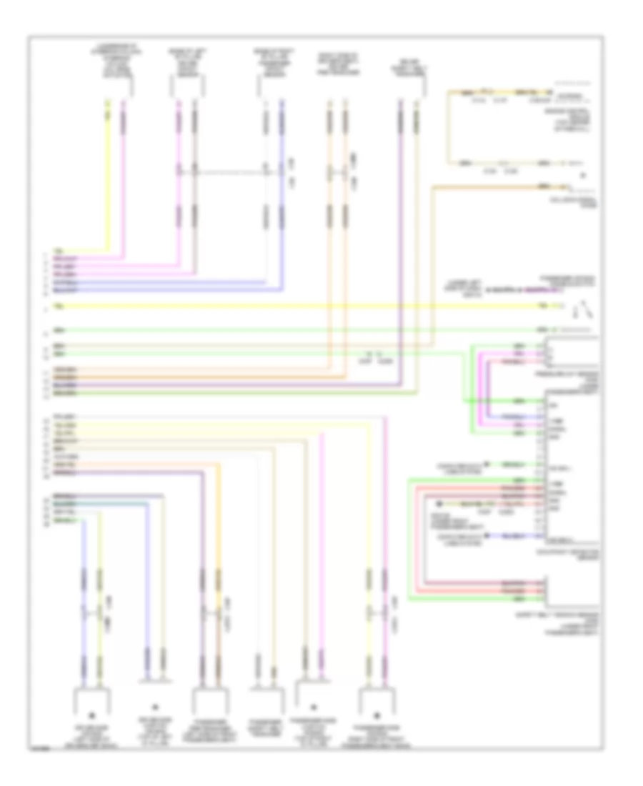 Supplemental Restraints Wiring Diagram 2 of 2 for Land Rover Discovery 2 2012