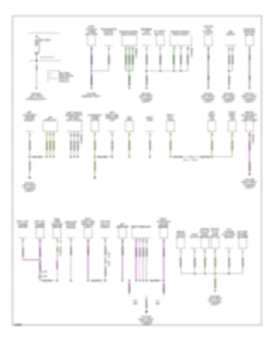 Ground Distribution Wiring Diagram 1 of 4 for Land Rover Discovery 2 HSE 2012