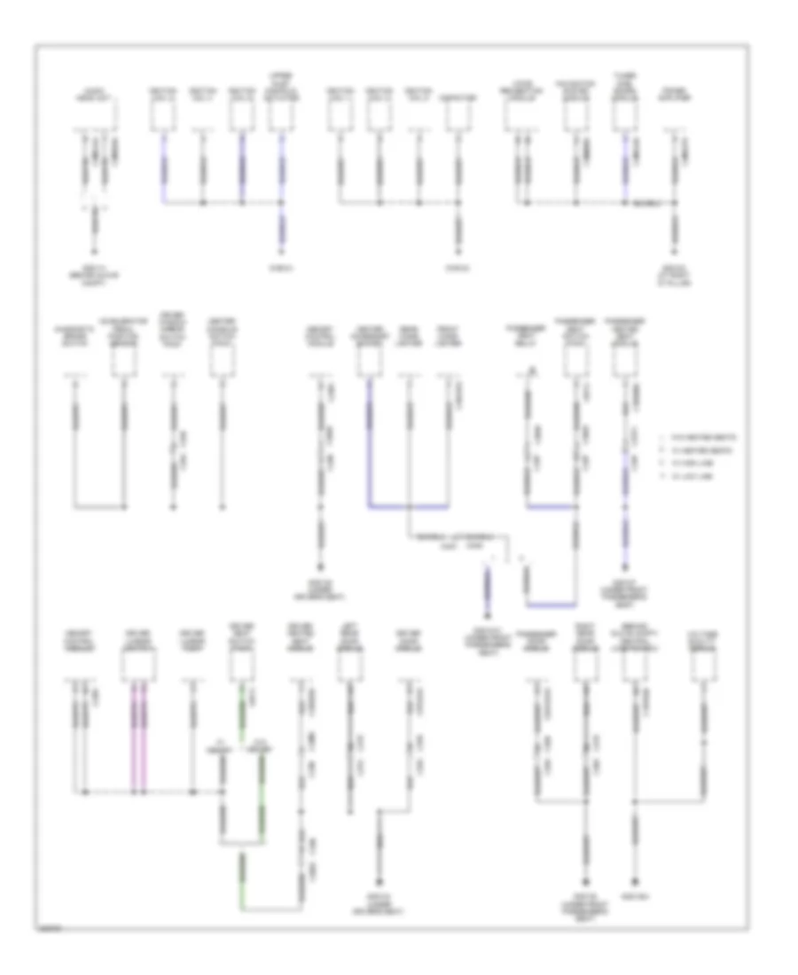 Ground Distribution Wiring Diagram 2 of 4 for Land Rover Discovery 2 HSE 2012