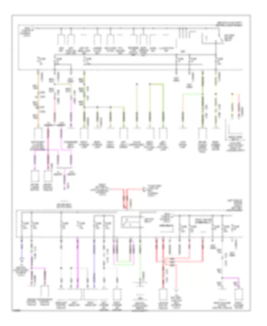 Power Distribution Wiring Diagram 3 of 4 for Land Rover Discovery 2 HSE 2012