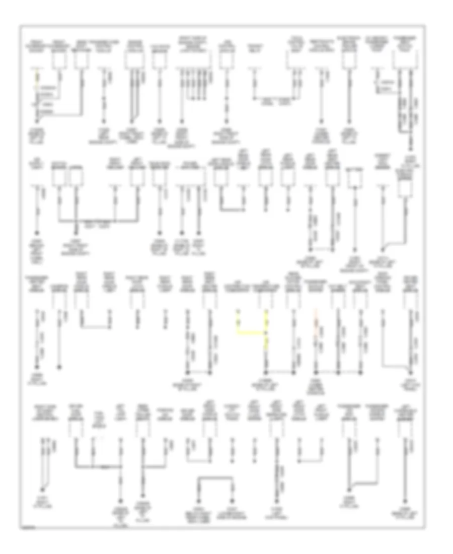 Ground Distribution Wiring Diagram 1 of 3 for Land Rover Discovery 4 2012