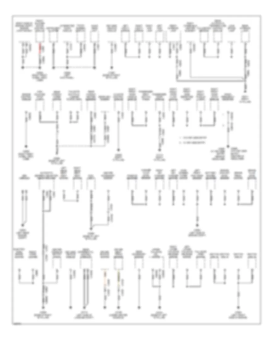 Ground Distribution Wiring Diagram 2 of 3 for Land Rover Discovery 4 2012
