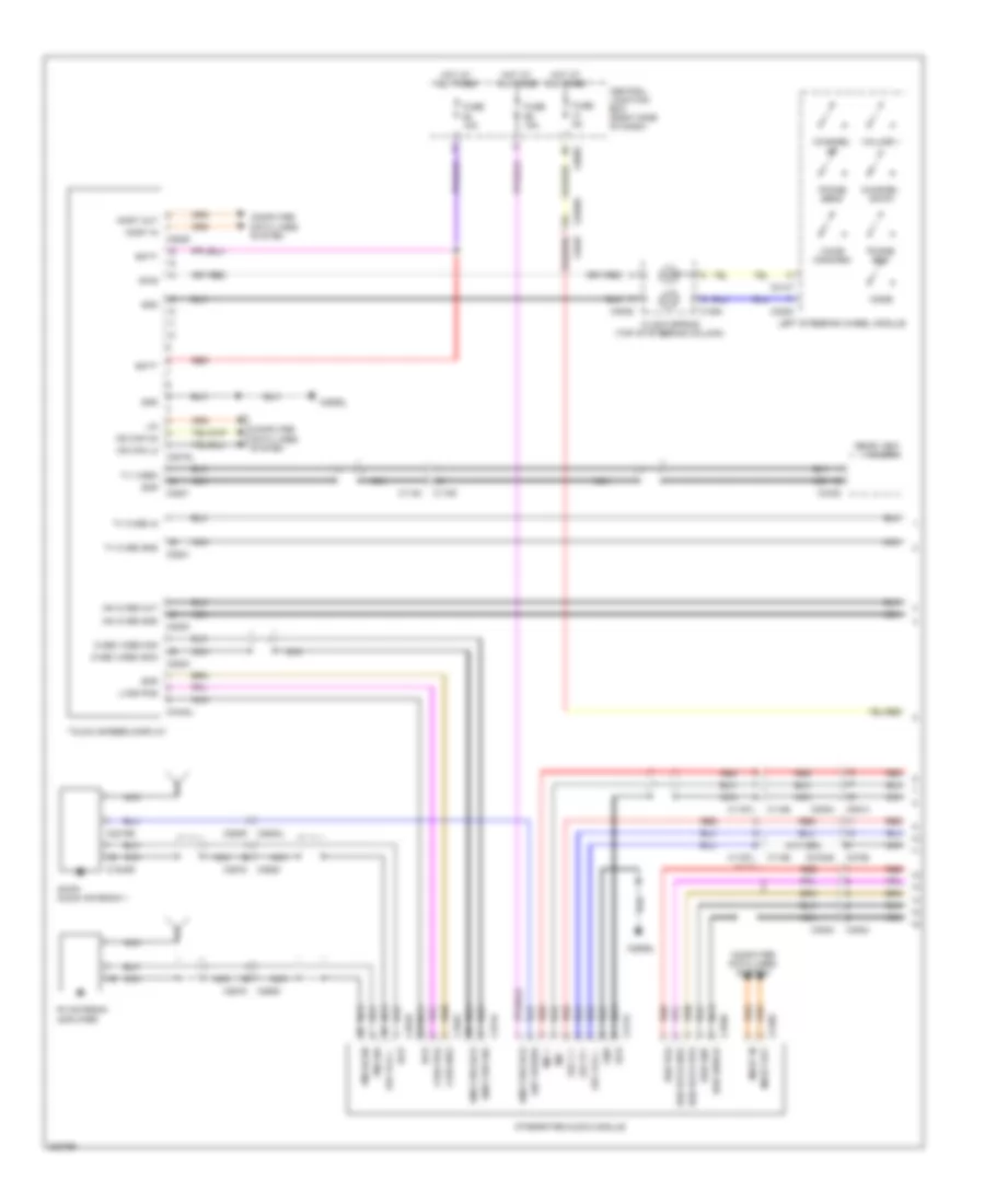 Navigation Wiring Diagram High Line 1 of 3 for Land Rover Discovery 4 2012