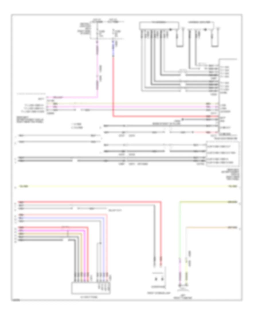 Navigation Wiring Diagram High Line 2 of 3 for Land Rover Discovery 4 2012